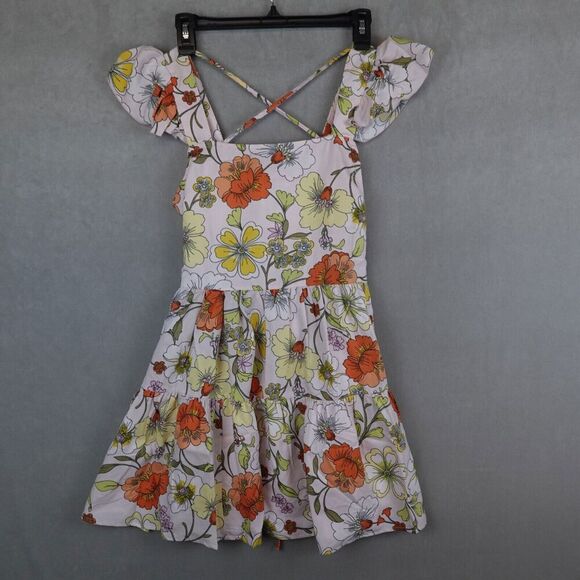 NWT Lottie Holly Dress Women Small Floral Mini Small Cottagecore Boho Coquette - Picture 1 of 7